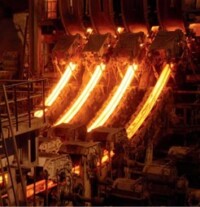 A steel mill producing red hot bars and hydraulics running on HOUGHTO SAFE 620 fluid